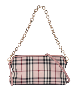 Horseferry Check Crossbody, Canvas, Pink, Sx2, DB, 3*